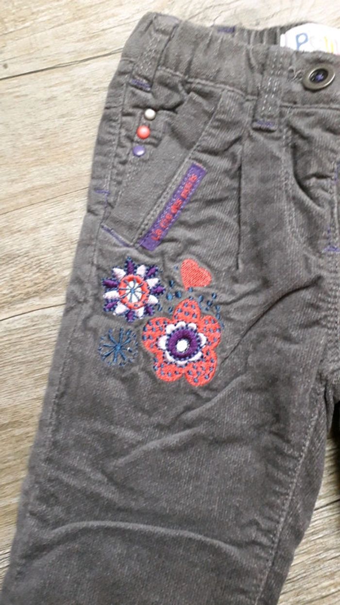 Pantalon velours 6 mois - photo numéro 2