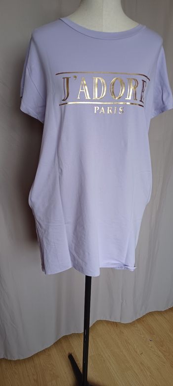 Très joli t-shirt court devant et long dernier femme T U 