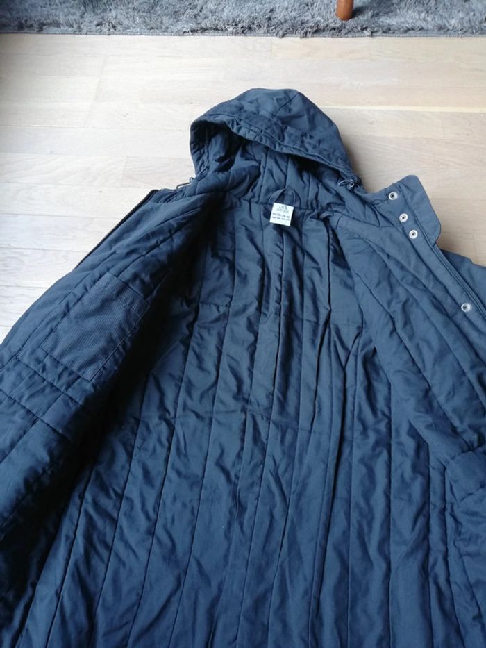 Long manteau veste Adidas vintage y2k gris capuche taille 36 femme - photo numéro 20