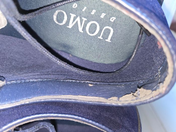 Chaussure derbie bleu uomo design neuve - photo numéro 7