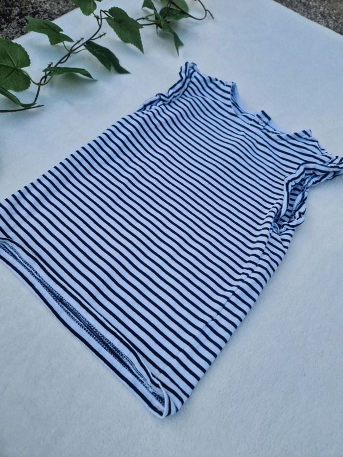 👕 Joli t-shirt rayé pour fille 👕 - photo numéro 3