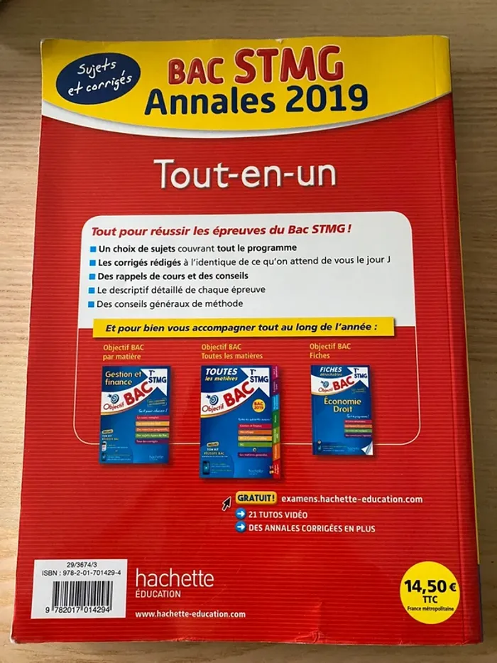 Annales 2019 bac STMG - photo numéro 2