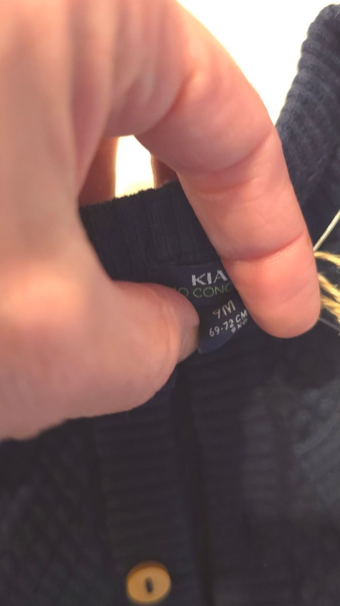 (Neuf non porté) 🏷💙🥰😍combinaison et bonnet tricot 9 mois garçon 😍🥰💙 - photo numéro 5