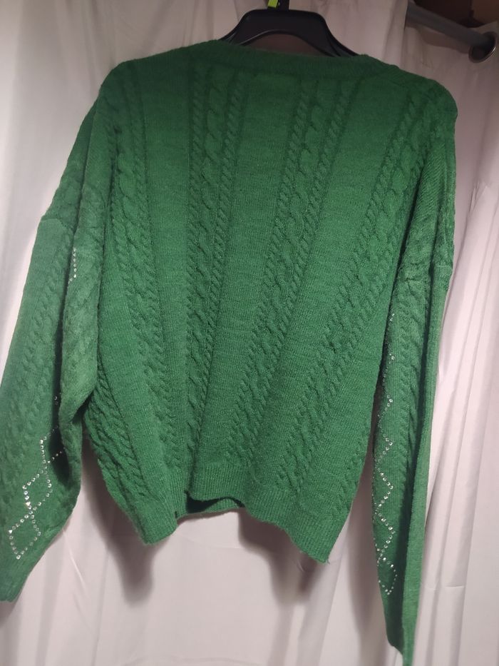 Pull à strass coupe loose taille unique neuf - photo numéro 3