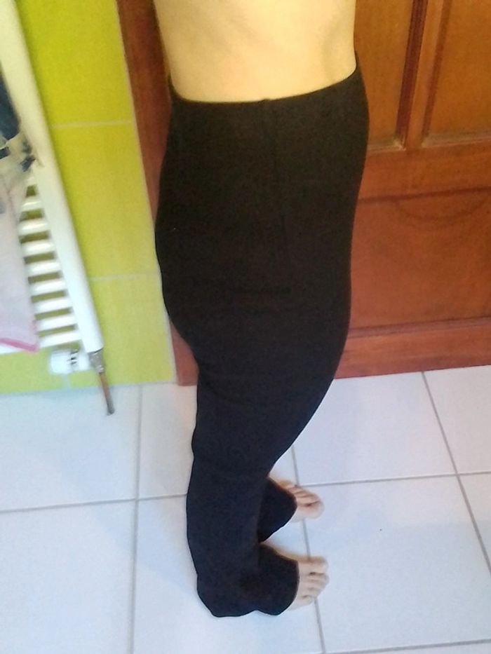 Legging noir femme patte d'éléphant Undiz - photo numéro 5
