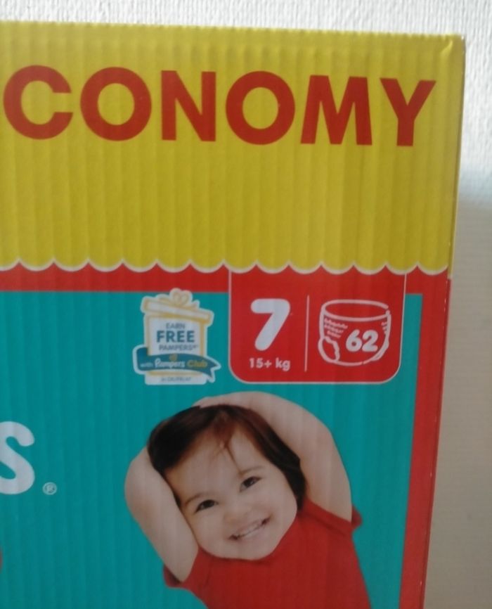Lot couches Pampers baby dry pants taille 7 - photo numéro 2
