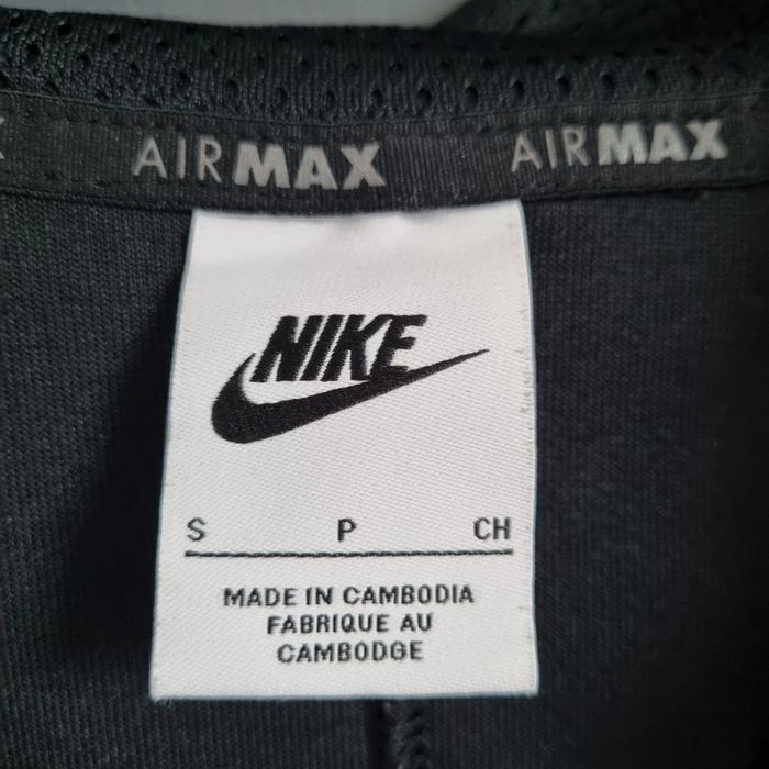 Veste noire et jaune fluo Homme Nike NSW Airmax PK T.S - photo numéro 4
