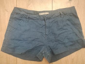 Short toile monoprix