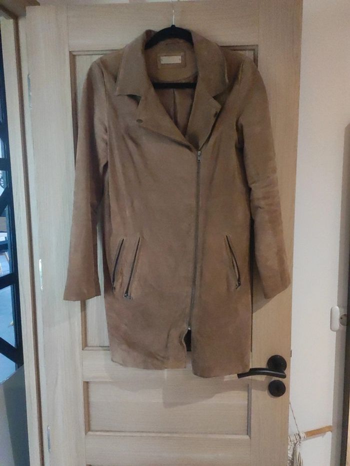 Manteau cuir grain de malice taille 40