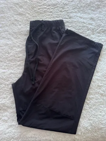 Pantalon Parachute BZB - Noir - Coupe Large - Taille 36 / S - Neuf - Valeur 20€