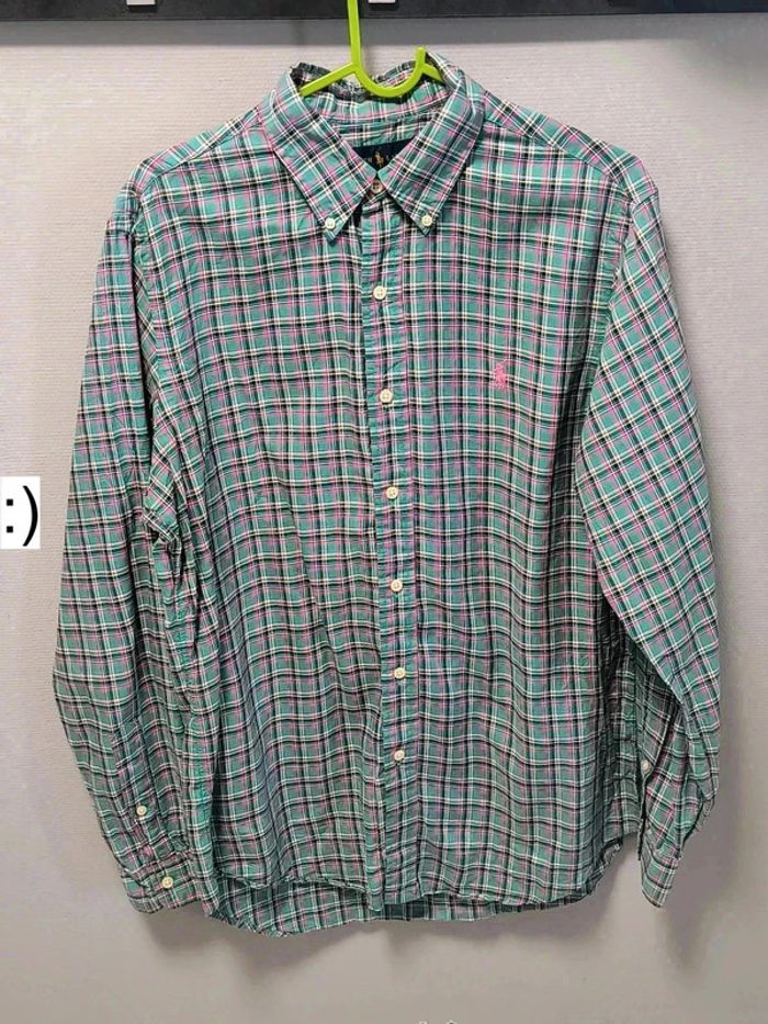 🔥 Chemise Ralph Lauren à carreaux vintage – Très bon état général 🔥 - photo numéro 2