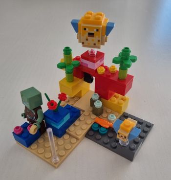 Lego minecraft Le recif coralien
