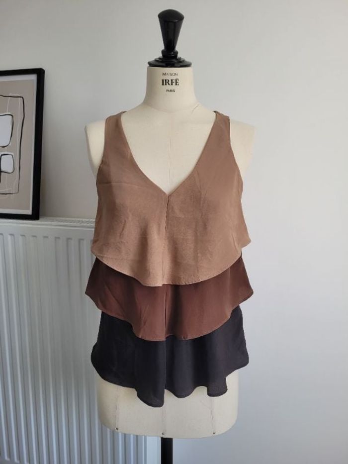 Débardeur marron XS