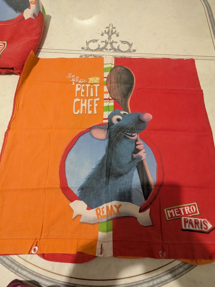 Housse de couette + 1 taie d'oreiller, Ratatouille. - photo numéro 7