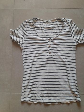 T-shirt rayé taille M