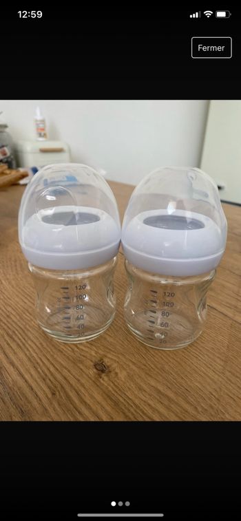 Biberons Avent en verre