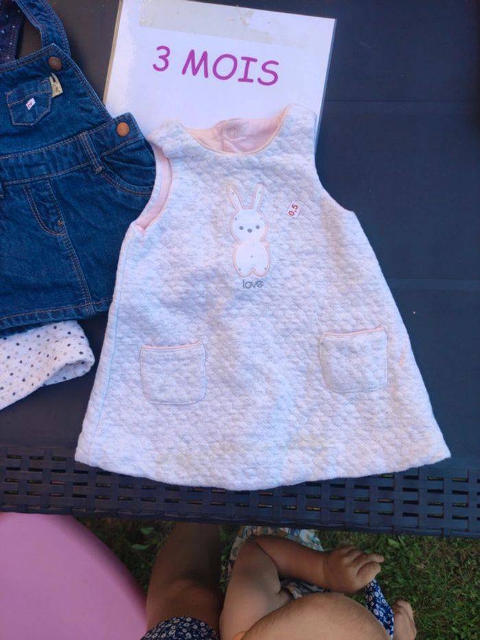 4 robe sans manche été 3 mois fille - photo numéro 4
