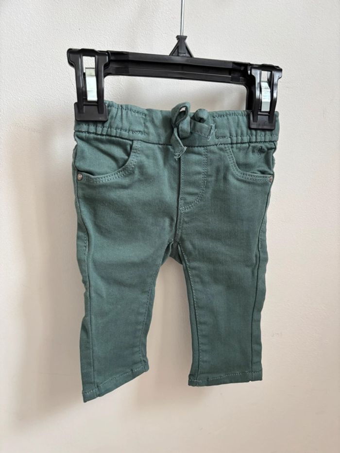Pantalon kaki Obaïbi 3 mois - photo numéro 2