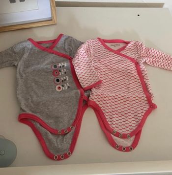 2 bodies manches longues