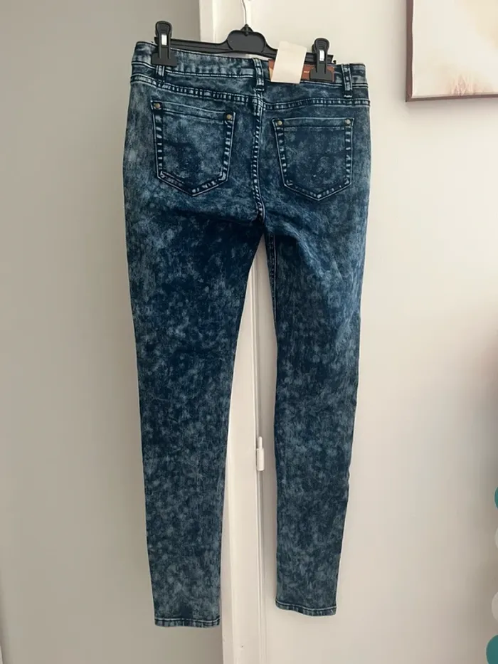 Jean skinny bleu Mystic T38 neuf avec étiquette - photo numéro 8