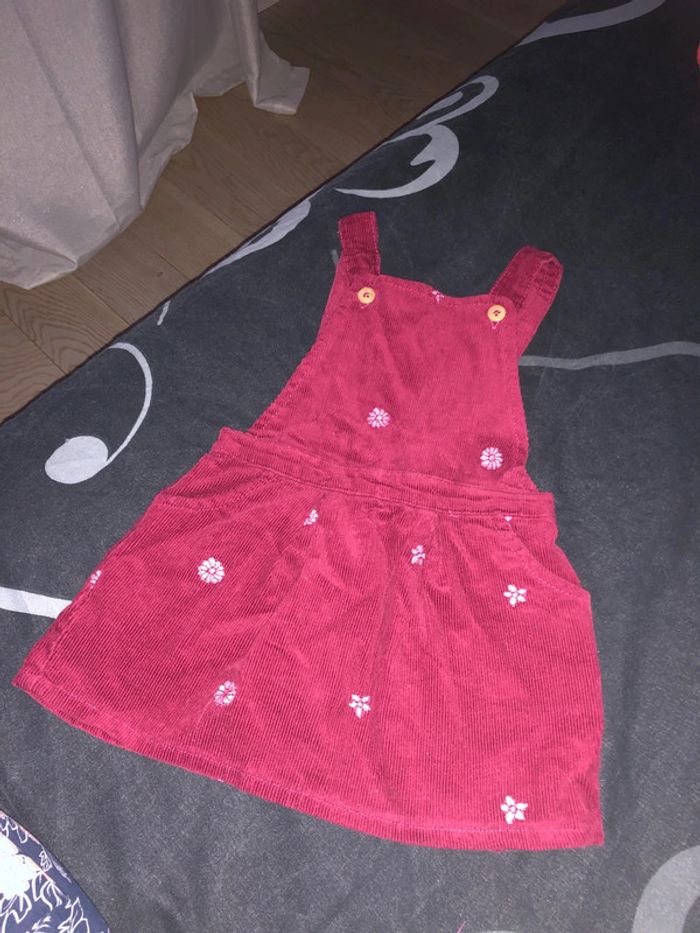 Salopette jupe Bordeaux