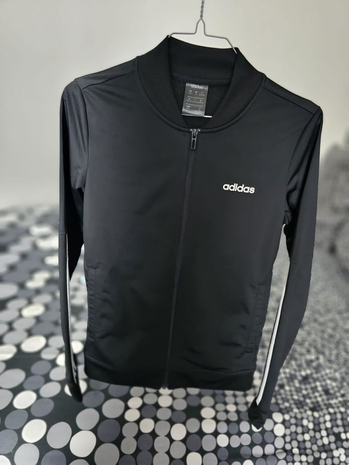 Veste zippée Adidas noire – Taille XS – Femme