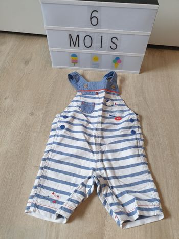 Salopette courte Sergent Major 6 mois