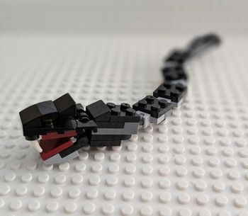 Figurine Harry Potter : Basilic, style lego