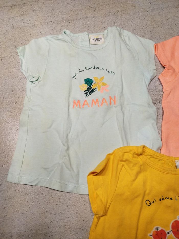 Lot de 3 t-shirts manches courtes - photo numéro 2
