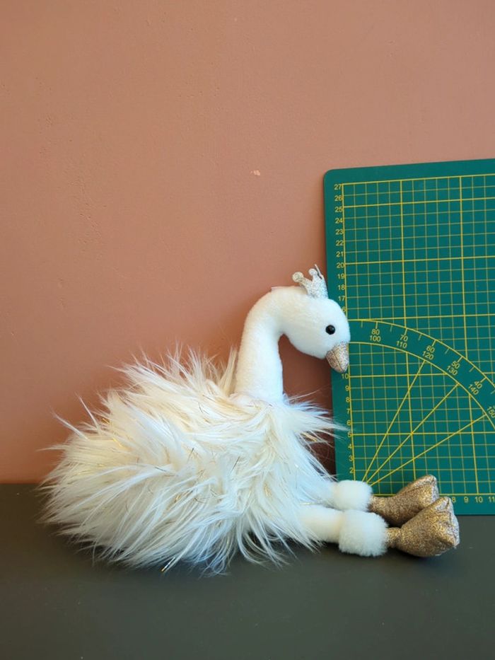 peluche cygne histoire d'ours - photo numéro 2