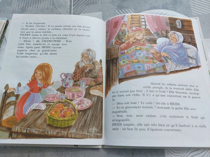 Livre Heidi à Dorfli 1974 - photo numéro 4