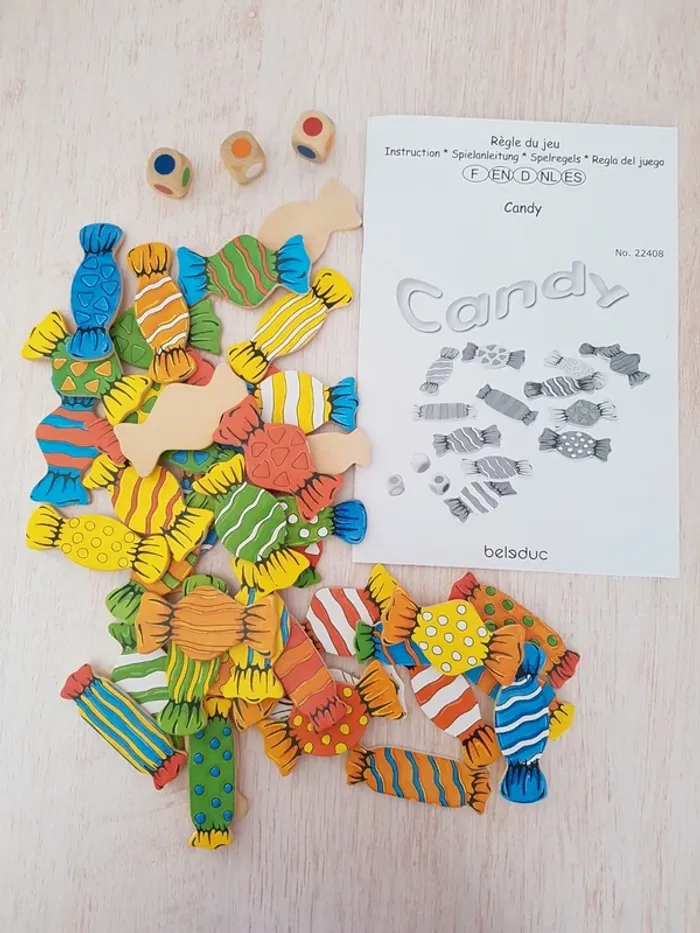 Jeu d'observation et d'ambiance bonbons en bois Candy de Beleduc - photo numéro 4