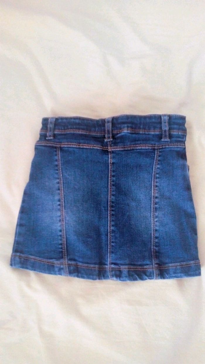 Jupe en jean délavé neuve - photo numéro 3