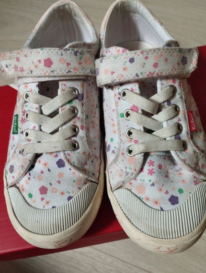 Baskets d'été fille Kickers pointure 30 - photo numéro 3