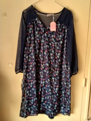 Robe été manches longues transparentes (A91)