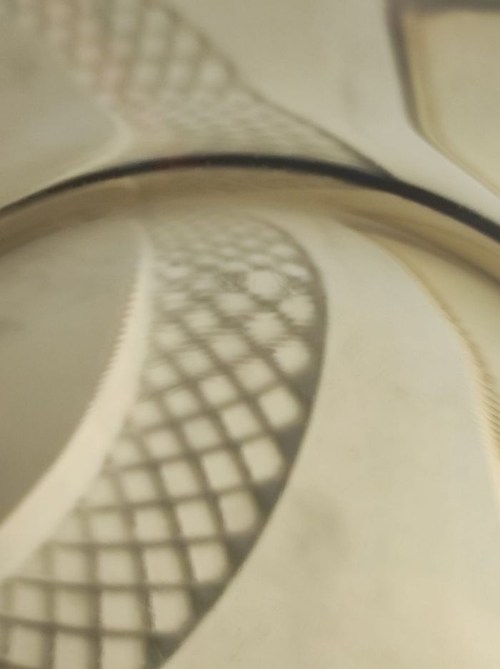 Grande assiette creuse verre fumé vereco - photo numéro 5