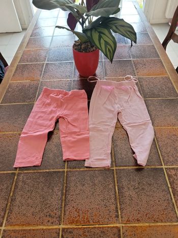 Lot 2 legging dont un pantacourt