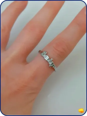 Bague en acier inoxydable