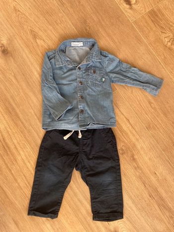 Ensemble mi saison chemise et pantalon léger