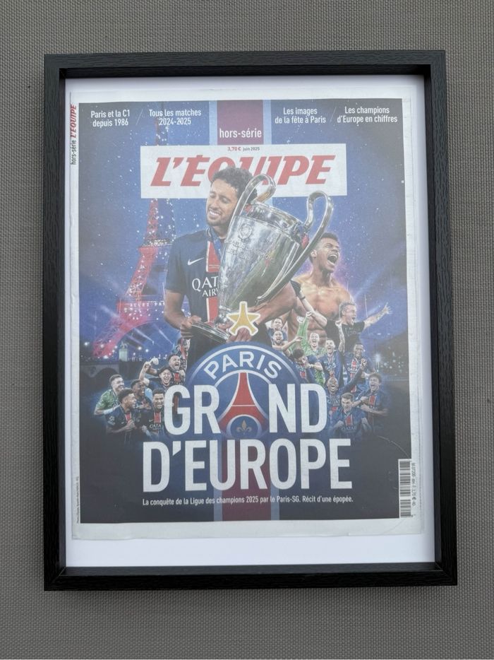 Journal l’équipe hors série « grand d’Europe » PSG LDC 2025