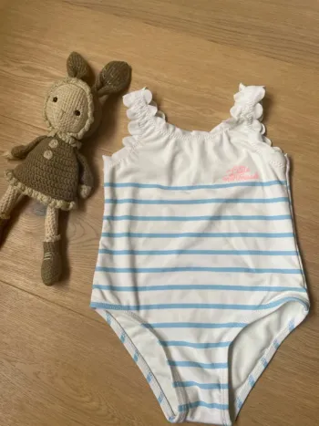 Maillot de bain marinière Little mermaid TAO 36mois 3 ans