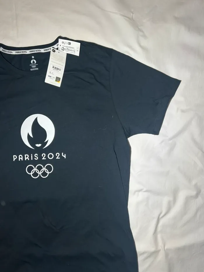 T-shirt noir jeux olympiques Paris 2024 - photo numéro 7