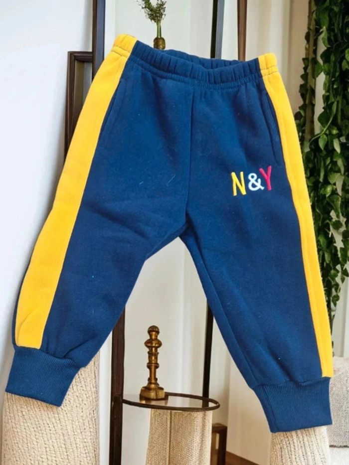 Ensemble 3 pièces bleu m moutarde 🌹 12 mois 🌹 - photo numéro 4