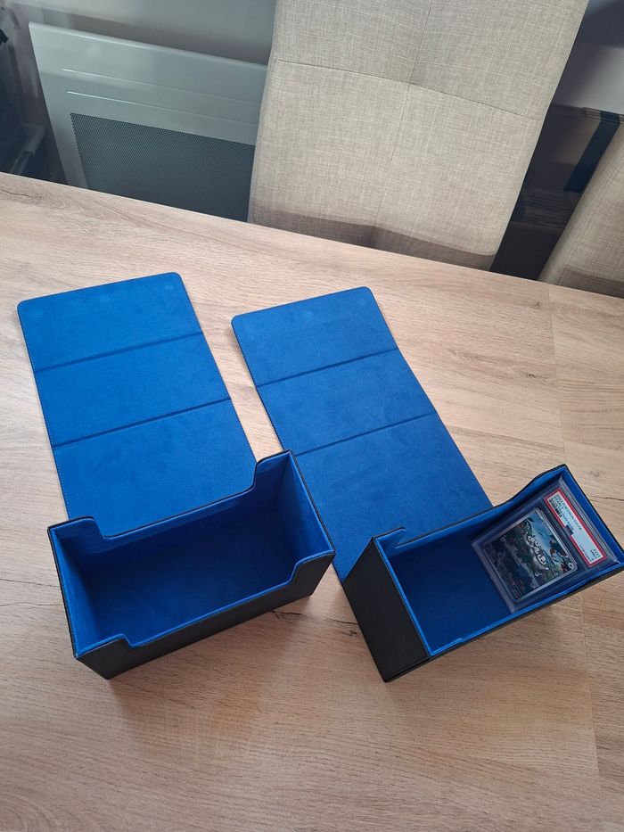 Lot de 2 boites de rangement pour 80 cartes gradées Pokémon PSA,  pca , collect aura etc... - photo numéro 3