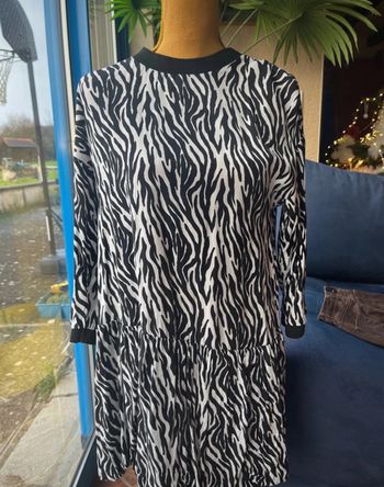 Vestido léopard Zara