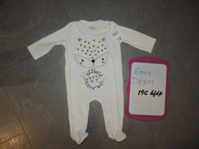 pyjama DPAM taille 6 mois neuf
