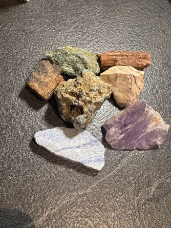 Lot de pierres brutes naturelles – 170 g – Collection minéraux variés