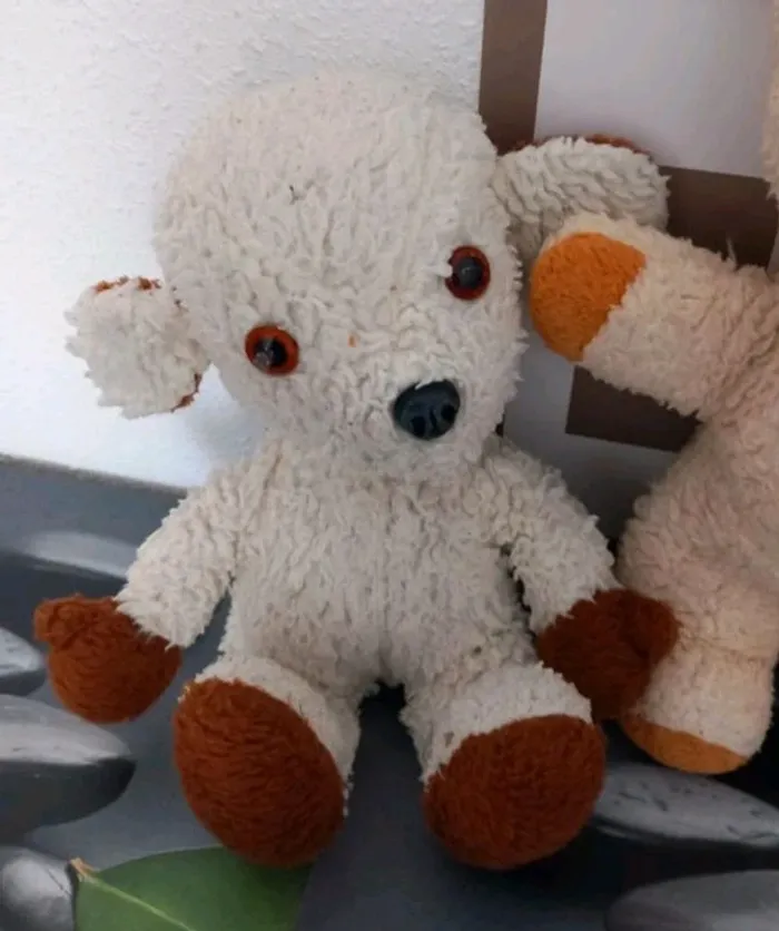 Lot de 3 peluches nounours vintage des années 80 - photo numéro 2
