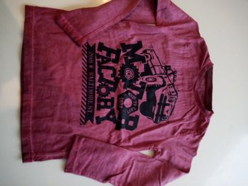 Tee shirt rose - rouge