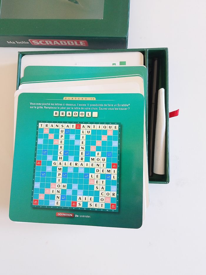 Ma boîte scrabble marabout complet - photo numéro 4